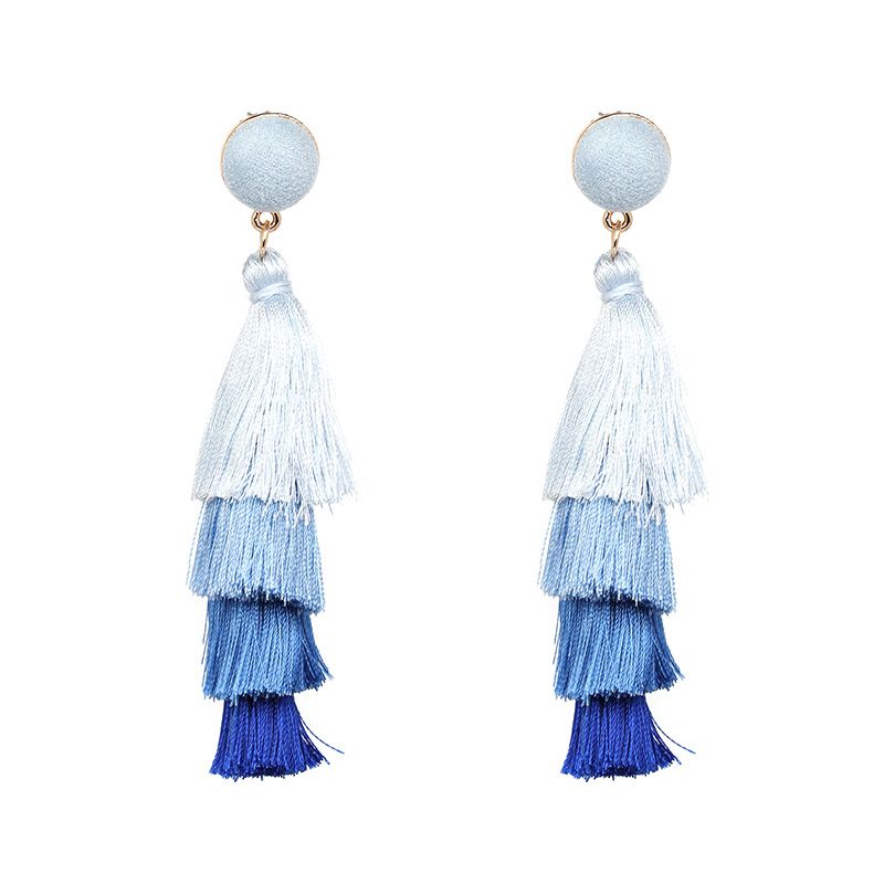 Blue Razzle Earrings